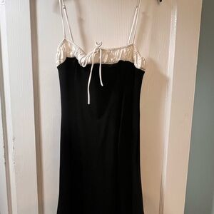 Reformation Black and White Women's Dress